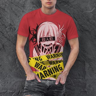 เสื้อยืดลําลอง พิมพ์ลายอนิเมะ My Hero academy Ahegao Toga Himiko 3D สไตล์ฮิปฮอป สําหรับผู้ชาย และผู้หญิง