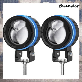 Thunder ไฟตัดหมอก LED M8 90w 9000lm 6000k 3000k กันน้ํา สําหรับรถจักรยานยนต์ Ip68 1 คู่