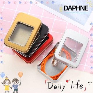 DAPHNE กล่องโลหะดีบุก ใส่เหรียญ ต่างหู ลูกอม กันชื้น