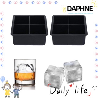 DAPHNE แม่พิมพ์ทําน้ําแข็ง ขนาดใหญ่ 4 ช่อง สําหรับห้องครัว บาร์