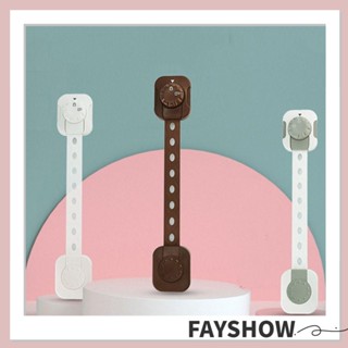 Fay ตัวล็อคประตูตู้ ตู้เย็น พลาสติก แบบพกพา เพื่อความปลอดภัย สําหรับเด็กวัยหัดเดิน