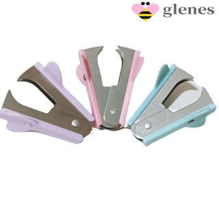 Glenes เครื่องถอนลวดเย็บกระดาษ|อุปกรณ์ดึงลวดเย็บกระดาษ ขนาดเล็ก แบบพกพา อเนกประสงค์ สําหรับนักเรียน