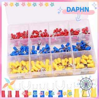 Daphs ขั้วต่อส้อม 280 ชิ้น #4,#8,#10ตัวเชื่อมต่อส้อม 1/4,5/16, ตัวเชื่อมต่อส้อม U-Type 16-14 สําหรับไฟฟ้า