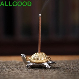 Allgoods กระถางธูป รูปเต่า โลหะผสม ใช้ง่าย สําหรับตกแต่งบ้าน