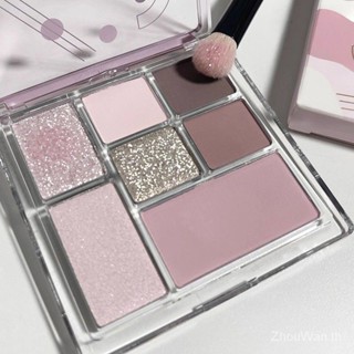 สินค้าใหม่ พาเลตต์อายแชโดว์ เนื้อแมตต์ สีชมพู สีม่วง