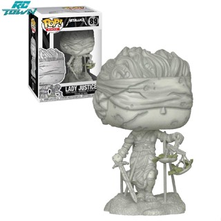 ฟิกเกอร์ไวนิล RCtown Funko Pop 89 Rocks Metallica Lady Justice ของเล่นสําหรับเด็ก