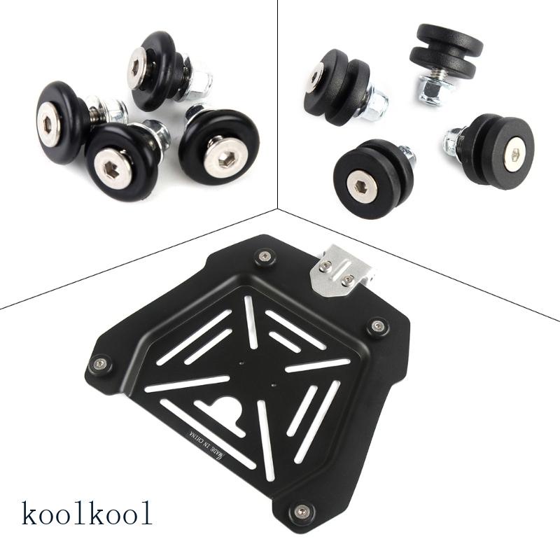 Kool 4 แพ็ค สากล มอเตอร์ไซด์ ด้านหลัง กระเป๋าเดินทาง เคสท้าย กล่องหมวกกันน็อค ตัวยึดท้าย