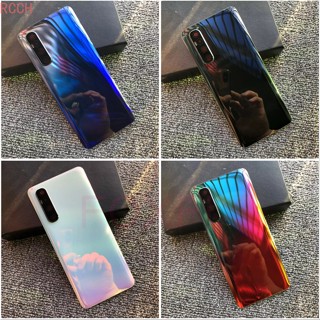 Foxfix เคสแบตเตอรี่ด้านหลัง แบบกระจกใส พร้อมเลนส์กล้อง แบบเปลี่ยน สําหรับ OPPO Find X2 Neo CPH2009