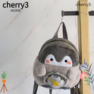 Cherry3 กระเป๋าเป้สะพายหลัง ลายเพนกวิน ขนาดเล็ก สําหรับเด็กผู้หญิง