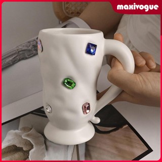 [Maxivogue] แก้วกาแฟเซรามิค พอร์ซเลน พร้อมหูจับ ของขวัญ สําหรับบ้าน ออฟฟิศ แฟนสาว