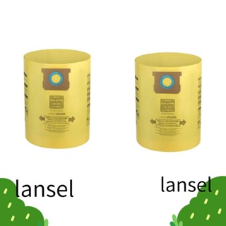 LANSEL ถุงกระดาษกรองเครื่องดูดฝุ่น แบบใช้แล้วทิ้ง ทนทาน สีเหลือง สําหรับ Shop-Vac 5-8 Gallon Tanks