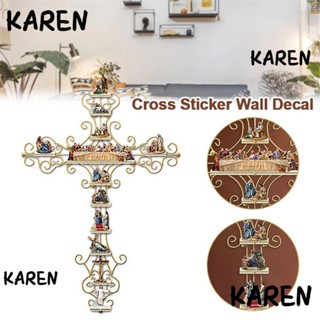 สติกเกอร์ติดผนัง ลาย KAREN The Life of Christ สําหรับตกแต่งบ้าน