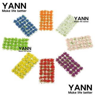 YANN1 โมเดลกระบะทรายหญ้าจิ๋ว อุปกรณ์เสริม สําหรับตกแต่งภูมิทัศน์ 28 ชิ้น ต่อกล่อง