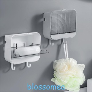 Blossomea กล่องเก็บของ แบบติดผนังห้องน้ํา ไม่ต้องเจาะรู พร้อมฝาปิด