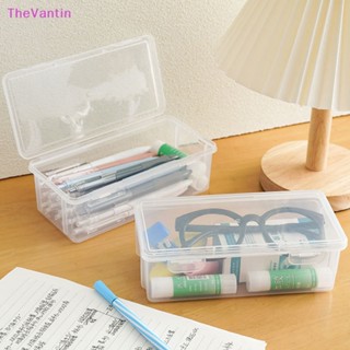 Thevantin กล่องดินสอ PP แบบใส 1 ชิ้น