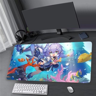 Honkai Star Rai แผ่นรองเมาส์เล่นเกม ขนาดใหญ่ XXXL 900x400 มม.