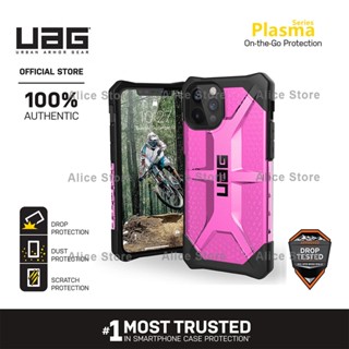 Uag เคสโทรศัพท์มือถือ ลายพลาสม่า สีชมพู สําหรับ iPhone 12 Pro Max 12 Mini