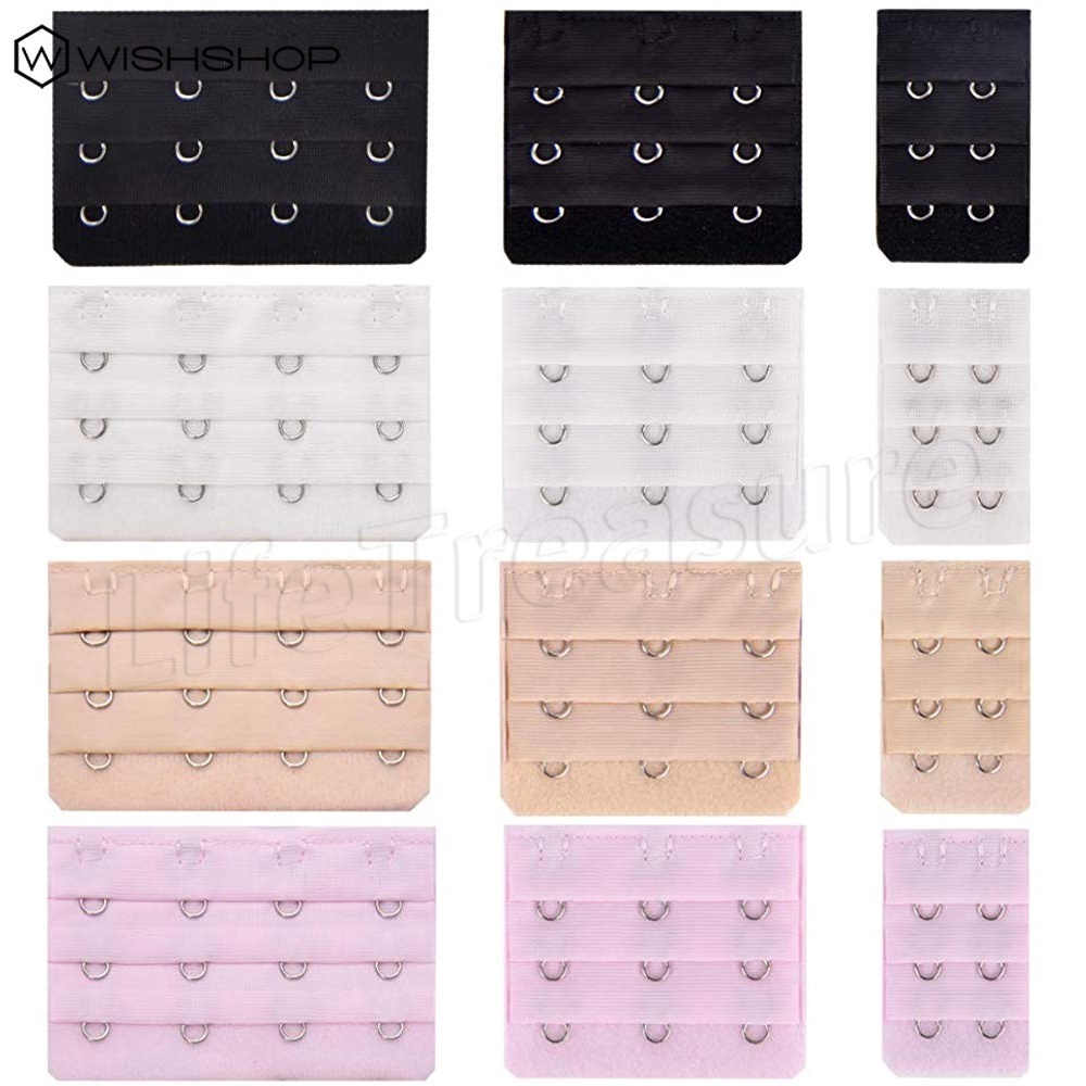 10 ชิ้น / 3 ชิ้น ผู้หญิง / ผู้หญิง ขยายบรา / บราขยายเข็มขัด / เข็มขัด เข็มกลัด อุปกรณ์ขยาย / 3 แถว ปรับได้ หัวเข็มขัด