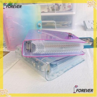 Forever อัลบั้มรูปภาพ ขนาดเล็ก 3 ห่วง DIY สําหรับเก็บโฟโต้การ์ด