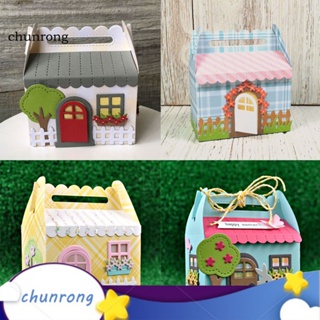 Chunrong แผ่นแม่แบบ ตัดลายบ้าน DIY สําหรับตกแต่งสมุด อัลบั้มรูปภาพ กระดาษ การ์ด สมุดภาพ