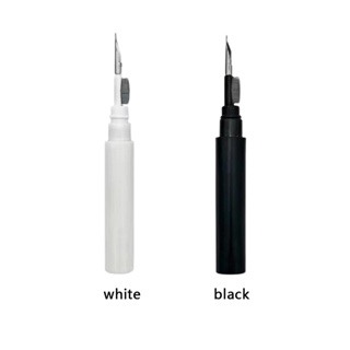 3 In 1 Professional Lightweight Computer Camera Portable Soft Brush Double Head Flocking Metal Tip Earphone Cleaning Pen