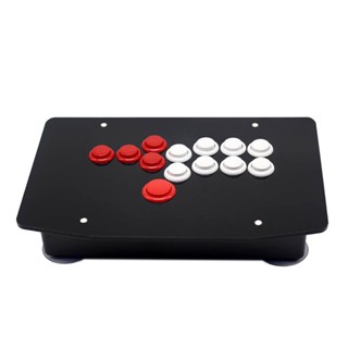 Hitbox Style Arcade Game Direction Key USB ตัวควบคุมปุ่มเต็มรูปแบบคอมพิวเตอร์ Street Fighter SWITCH STEAM GAZB