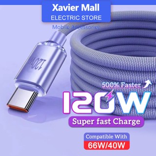 Codxavier สายชาร์จเร็วมาก 120W 6A USB Type C USB C