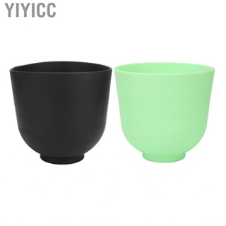 Yiyicc Silicone Mixing Bowl  Heat Resistant Facial Multi Purpose Large Size Pure Color for Cosmetic