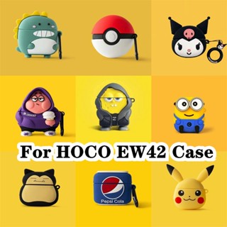 【imamura】สําหรับ Hoco. เคสหูฟัง แบบนิ่ม ลายการ์ตูน EW42 สําหรับ HOCO EW42