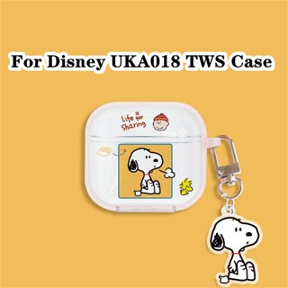 【คุณภาพสูง】เคสหูฟัง แบบนิ่ม ลายการ์ตูน Disney UKA018 TWS สําหรับ Disney UKA018 TWS