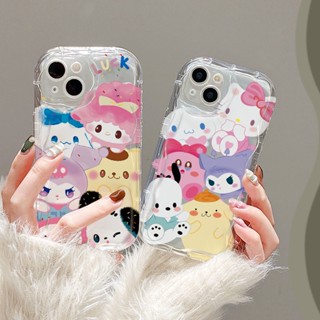 SANRIO เคสโทรศัพท์มือถือ TPU ปิดด้านหลัง ลายการ์ตูนคิตตี้น่ารัก สีพื้น สําหรับ Redmi Note 8 Pro Note 9 Pro Max Note 9S Note 10S Note 10 Pro Max Note 11s Note 11 Pro Note 12 Pro