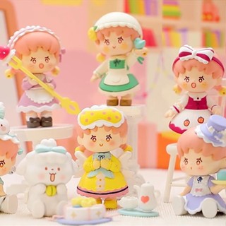 ของแท้ Bella Bella Tea Party Series ตุ๊กตาแฟชั่น น่ารัก เครื่องประดับ ของเล่น ของขวัญ กล่องสุ่ม แฮนด์เมด ของขวัญวันเกิด