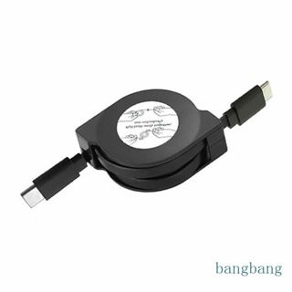 Bang 2 in 1 60W รถ ชาร์จเร็ว สายยืดไสลด์ รถ ชาร์จ อะแดปเตอร์ สายเคเบิล พอร์ตคู่