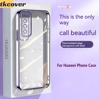 เคสโทรศัพท์มือถือ TPU ใส แบบนิ่ม สําหรับ Huawei Y7A Y9S Nova Y90 7 5T 4e Y9 Prime 2019