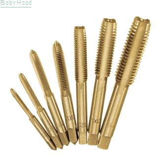 【Big Discounts】7pcs M3-M12 HSS Machine Thread Metric Plug Tap Drill Bits Hand Tapping Tools#BBHOOD