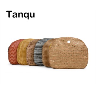 Tanqu กระเป๋าหนัง Pu ลายไม้ กันน้ํา สําหรับใส่จัดเก็บของในรถยนต์