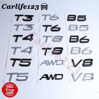 สติกเกอร์โลโก้ T3 T4 T5 T8 T9 Tailbox B4 B5 B6 B7 สําหรับติดท้ายรถยนต์