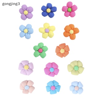 Gongjing3 เครื่องประดับ เข็มกลัด รูปดอกทานตะวันห้ากลีบ DIY สําหรับตกแต่งเสื้อผ้า หมวก กิ๊บติดผม