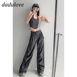 DaDulove💕 New American Ins High Street Retro Tooling Casual Pants Niche High Waist Wide Leg Pants Trousers