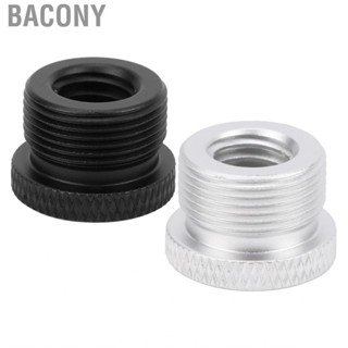 Bacony Microphone Screw Adapter 3/8 inch Female to 5/8 Male Thread for Stand Mount