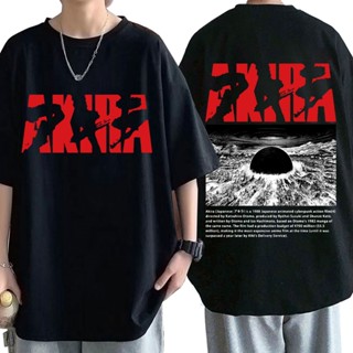 เสื้อยืดลําลอง แขนสั้น คอกลม พิมพ์ลายกราฟฟิค การ์ตูนญี่ปุ่น Akira Kaneda Shotaro ยุค 90 สไตล์ฮาราจูกุ แฟชั่นฤดูร้อน สตรีท สําหรับผู้ชาย