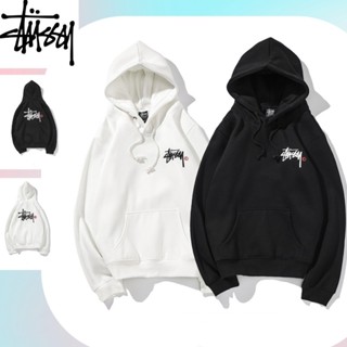 [Fashion Brands] Stussy100% เสื้อกันหนาวแขนยาว มีฮู้ด ทรงหลวม พิมพ์ลาย ใส่สบาย แฟชั่นคลาสสิก สําหรับผู้ชาย และผู้หญิง