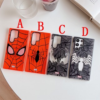 SAMSUNG S23 Plus S23+ S23Ultra S22 Plus S22+ S22Ultra S21 Plus S21+ S21Ultra S20 Plus S20+ S20Ultra Cartoon สไปเดอร์แมน Spider Man &amp; พิษ Venom Silicone Soft Case