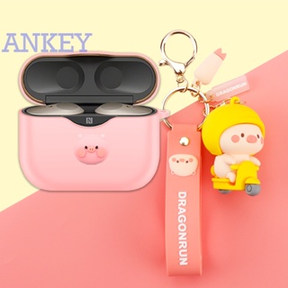 for Sony WF-1000XM3 Case 1000xm3 Protective silicone Cute Cartoon Covers Bluetooth Earphone Shell Headphone Portable