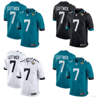 เสื้อกีฬาแขนสั้น ลายทีมชาติฟุตบอล NFL Jacksonville Jaguars Game Jersey Byron Leftwich ทรงหลวม พลัสไซซ์