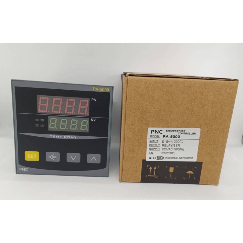 ราคาโรงงาน PA-5000 SERIES INTELLIGENT TEMPERATURE CONTROLLER ตัวควบคุมอุณหภูมิ K 0-1300°C RELAY/SSR AC220V