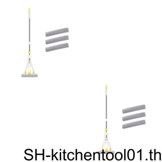 ก้านฟองน้ํา PVA 1/2 ยืดหยุ่น และยืดไสลด์ได้ สําหรับทําความสะอาดพื้น ในครัวเรือน