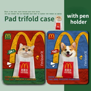 เคสใส กันกระแทก ลายสุนัข แมว สําหรับ Ipad Pro11 30% air5 4 10.2 7 8