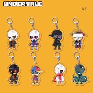 Wy พวงกุญแจ จี้อะคริลิค ลายการ์ตูนอนิเมะ Undertale สําหรับผู้ชาย