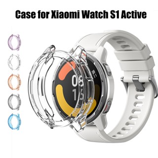 เคสชุบ สําหรับ Xiaomi Watch S1 Active Smartwatch อุปกรณ์เสริมทดแทน กรอบกันชน สําหรับ Xiaomi Mi Watch S1 Active